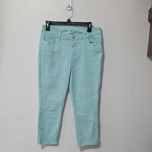 Westport Light Teal Capri Pants